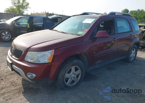 2007 Pontiac Torrent из США, поврежденный, VIN 2CKDL73F676072316